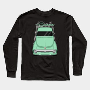 Ford F100 2nd gen - Meadowmist Green Long Sleeve T-Shirt